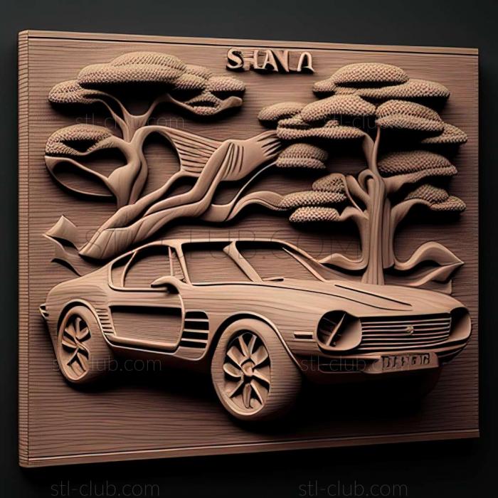 3D мадэль Saab Sonett (STL)